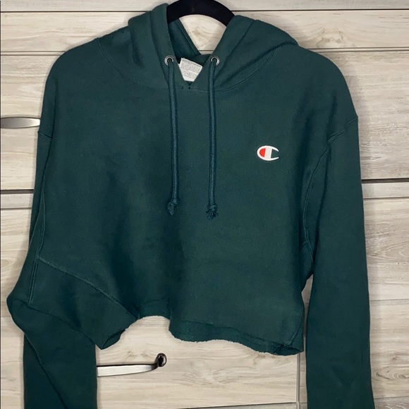 Champion Cropped Hoodie - Picture 1 of 2